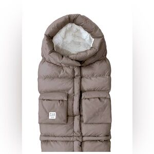 7AM Enfant 212 Evolution - Adjustable Zipped Blanket in chestnut